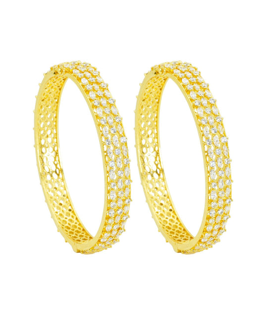 PRITHA OPENABLE AD BANGLES - Zevarly