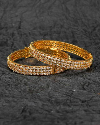 PRITHA OPENABLE AD BANGLES - Zevarly