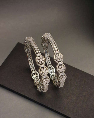 Zevarly Heirloom American Diamond Bangles