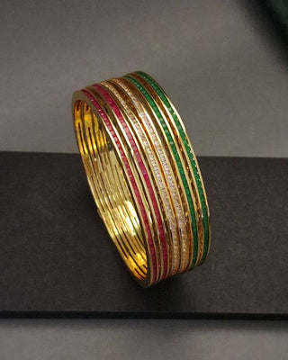 Zevarly Splendid AD Bangles