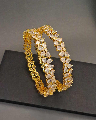 Zevarly Vintage American Diamond Bangles