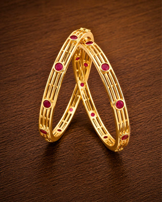 Zevarly Vartika AD Bangles