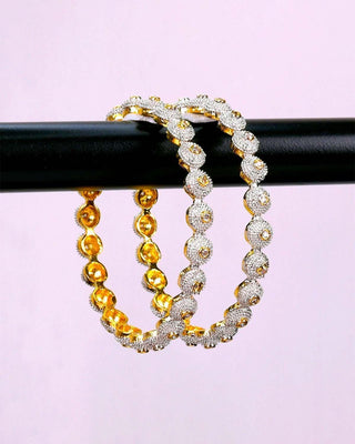 Bipasha American Diamond Bangles - Zevarly