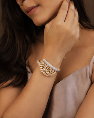 Wedding Openable Free Size Bracelet - Divisha