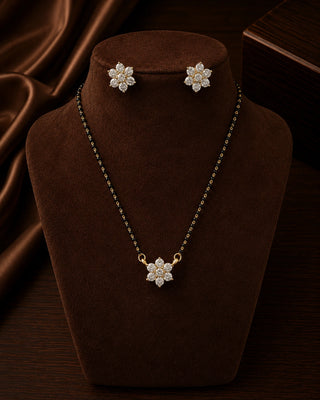 Kanani Elegant AD Stone Mangalsutra Set