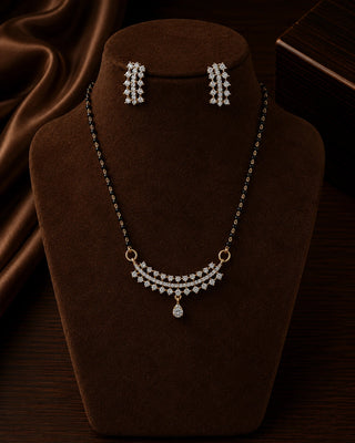 Tarla Elegant AD Stone Mangalsutra Set