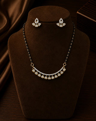 Rawnie Elegant AD Stone Mangalsutra Set