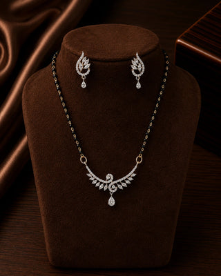 Dishti Elegant AD Stone Mangalsutra Set