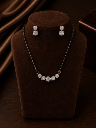 Tiloma Elegant AD Stone Mangalsutra Set