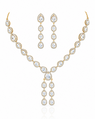 Exotic Gold Plated Necklace Set – Ayra
