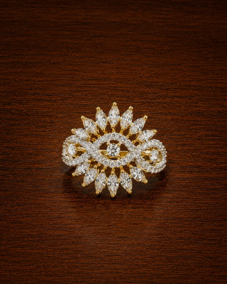 Premium Korean Style Evil Eye Ring - Avni