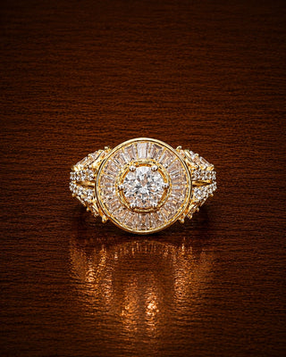 Royal Crown Design Daily Wear Adjustable Ring - Sreenaya