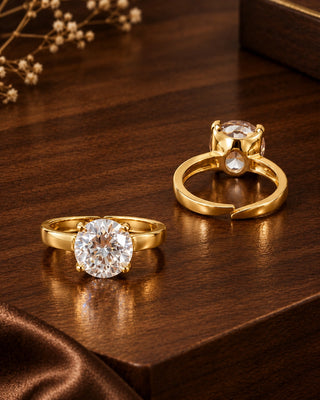 Signature Solitare Dual Tone Ring - Nysa
