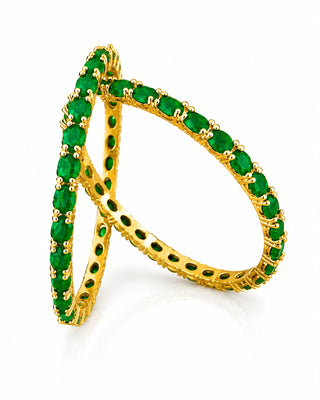 American Diamond Bangles - Yubika