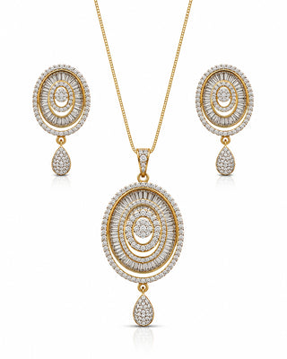 Zevarly Liraya Timeless Beauty Pendant Set