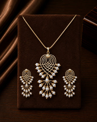 Traditional Ethnic Rajwadi Aarzoo Pendant Set