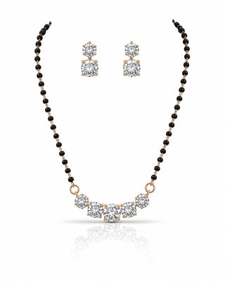 Tiloma Elegant AD Stone Mangalsutra Set