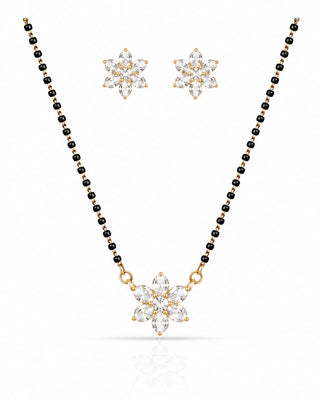 Kanani Elegant AD Stone Mangalsutra Set