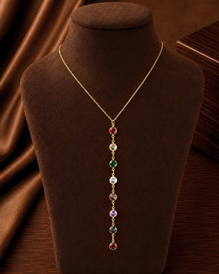 Multi Stones Partwear AntiTarnish Neck Piece - Lopa