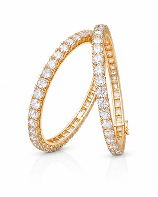 Openable Big Stone Single Line Bangles - Anshu