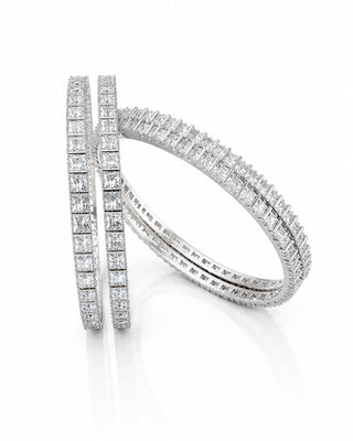 Princess CZ 4 pcs Bangles Set - Nikita