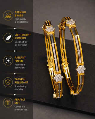 Zevarly Divya AD Bangles