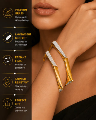 Zevarly Evana AD Bangles