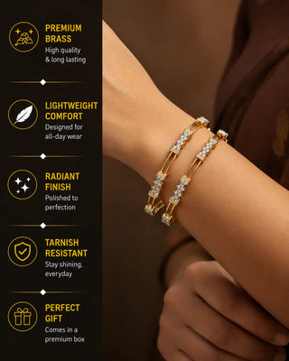 Real Look Light Weight Royal AD Kangan -Kamilla