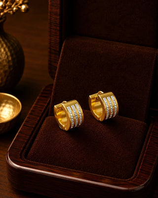 DemiFine Polished Ad stone Gold Bali - Sayri
