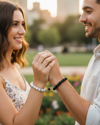 Combo Bracelet For Couples - AD Bracelet | Lifestyle Shot | Buy Online India | Zevarly