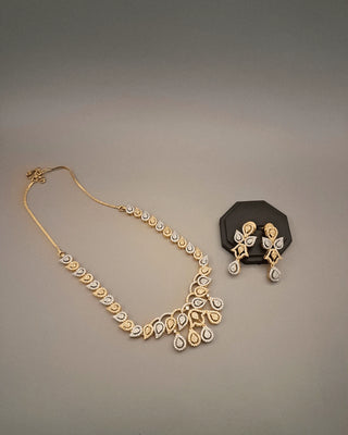 Zevarly Kanika AD Choker Necklace