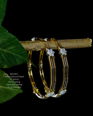 Divya AD Bangles - AD Bangles | Side Angle View | Buy Online India | Zevarly