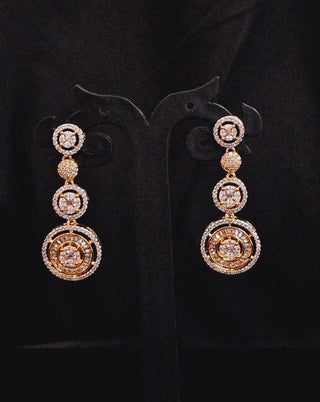 POOJARIKA DOME CHANNEL AD EARRINGS - Zevarly