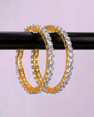 Elegant Hanisha Stackables Bangles from Zevarly - Trendy and Affordable Jewelry Hanger Image