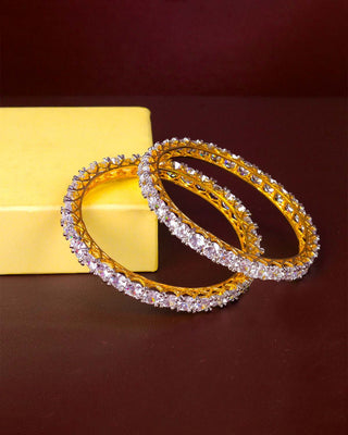 Elegant Hanisha Stackables Bangles from Zevarly - Trendy and Affordable Jewelry Side Image