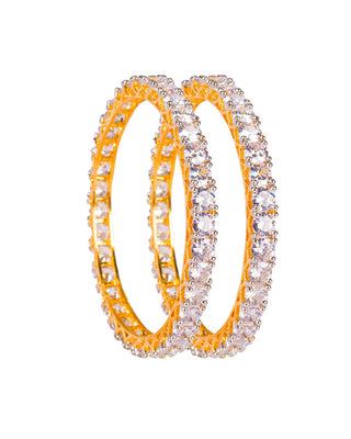 Elegant Hanisha Stackables Bangles from Zevarly - Trendy and Affordable Jewelry Side Image 2