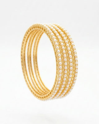 Elina Minimalist Bangles - AD Bangles | Stone Detail View | Buy Online India | Zevarly