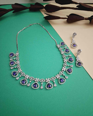 Eshani American Diamond Necklace Set