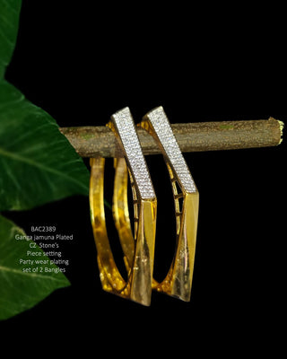 Evana AD Bangles - AD Bangles | Side Angle View | Buy Online India | Zevarly