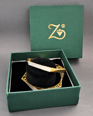 Evana AD Bangles - AD Bangles | Side Angle View | Buy Online India | Zevarly