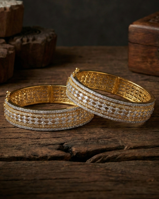 Zevarly Nitya AD Bangles