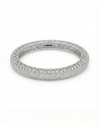 Zevarly Rakshanda Anti Tarnish Silver Plated Designer Bangles