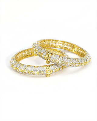 Gokhuru Openable American Diamond Bangles Image 3