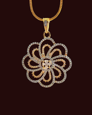 Gunjanika American Diamond Pendant Set Locket Image