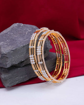 Indrani American Diamond Bangles Side Image 2