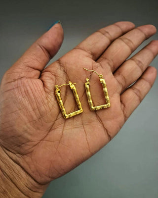 Janasya AD Studs - Stud Pair Close-Up | Zevarly Gold Plated Jewellery India 0001