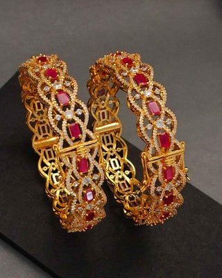 Karishma AD Kada - AD Bangles | Lifestyle Shot | Buy Online India | Zevarly