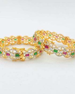Karishma AD Kada - AD Bangles | Lifestyle Shot | Buy Online India | Zevarly