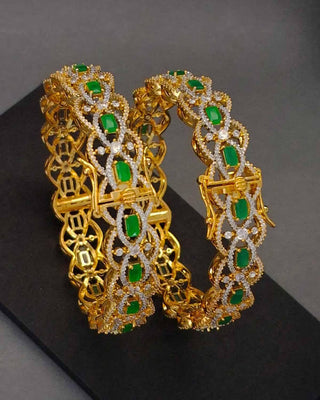 Karishma AD Kada - AD Bangles | Lifestyle Shot | Buy Online India | Zevarly