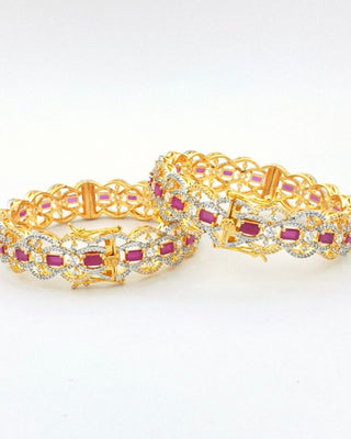 Karishma AD Kada - AD Bangles | Lifestyle Shot | Buy Online India | Zevarly